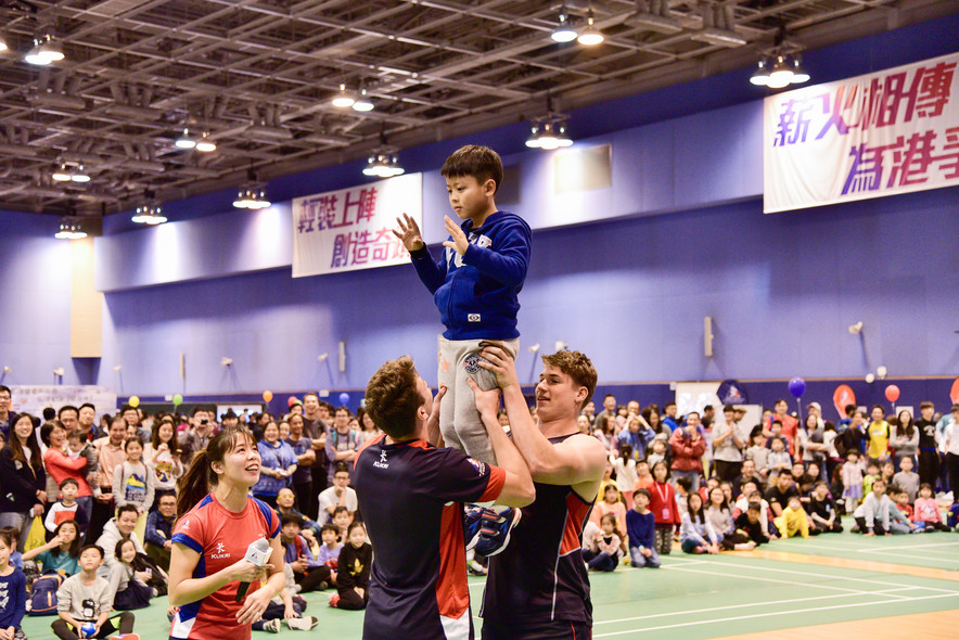 <p>Demonstration and challenge zones, featuring Karatedo, Rugby, Wheelchair Fencing and Wushu were staged for the public to get up close and personal with elite athletes.</p>
